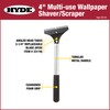 HYDE 33110 Multi-use Wallpaper Saver/Scraper, 4-inch Offset Blade, Foam Grip