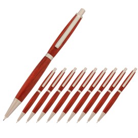 Legacy Woodturning, Slimline Pencil Kit - Satin Nickel, 10 Pack