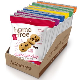 Homefree Mini Cookies Variety Pack, Gluten Free, Nut Free, Vegan, Cookie Snack Packs, School Safe and Allergy Friendly Snack (Pack of 10)