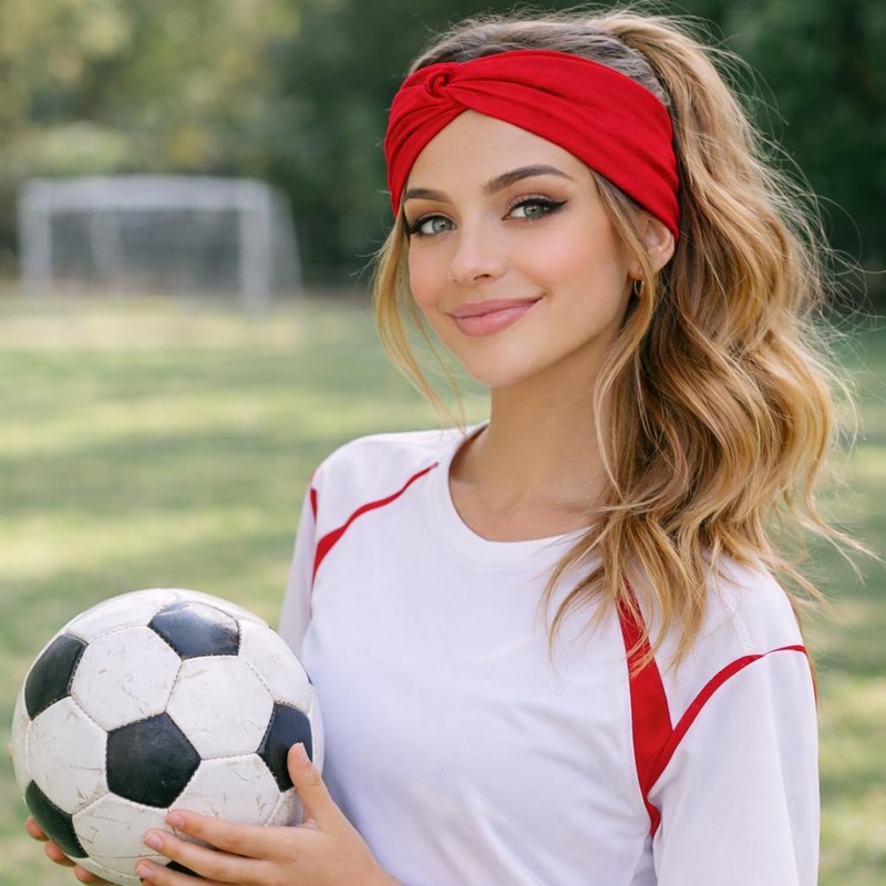 Shimmer Anna Shine Red Twist Headband – Valentine-Inspired Hair Accessory