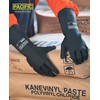 PACIFIC 2 Pairs Chemical Resistant Gloves, Heavy Duty Industrial Rubber
