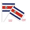 10 PCS Costa Rica Handheld Small Flag, CostaRicans Hand held