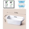 NUTRIUPS 9 x 6 Inch Rectangular Ceramic Loaf Pan for