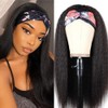 Vanmast Vanmast Headband Wigs Human Hair 180% Density 12A Kinky