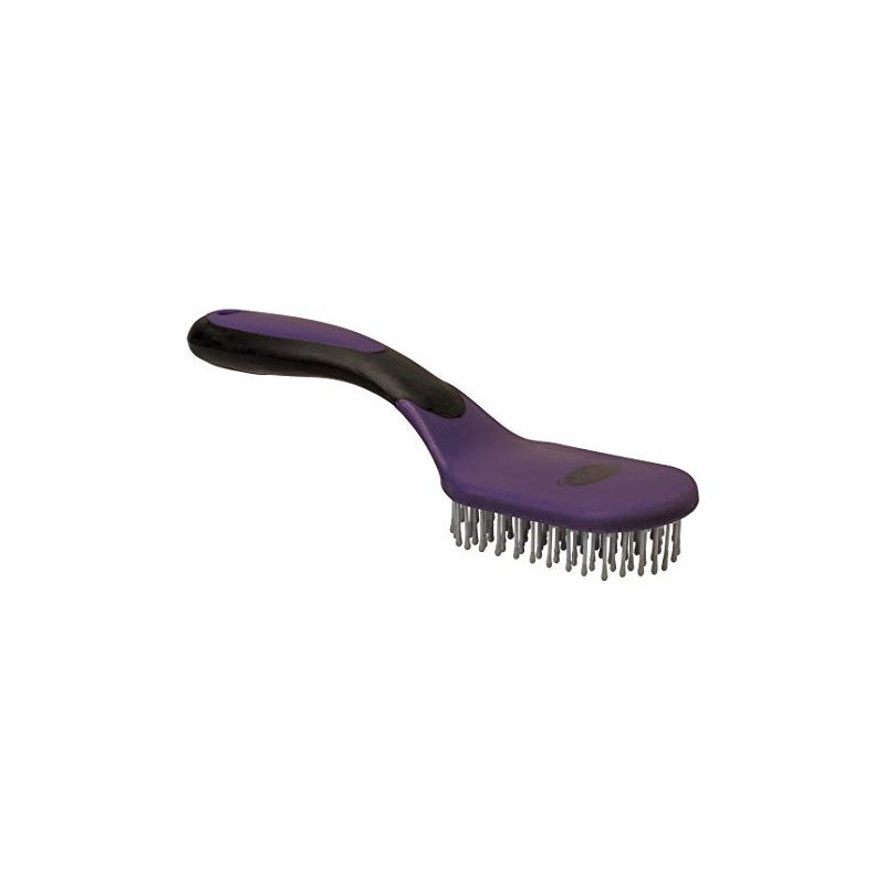 Weaver Leather melena y cola cepillo para polvo, color morado/negro