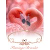 KINGWHYTE Flamingo Bracelet for Women 925 Sterling Silver Rose Gold