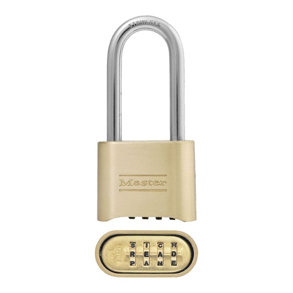 Master Lock Padlock, Set Your Own Combination Lock, 2 in.