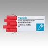 Crown CR-BM12-R x 10 Dry Erase Markers, Medium Point, 0.08 inch (2 mm), Alcohol Ink, Red, Pack of 10