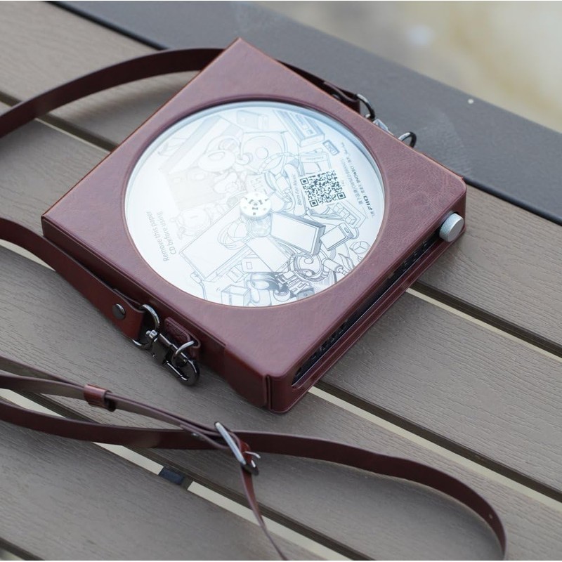 Leather Case for the FiiO DM15 CD Player (Brown)