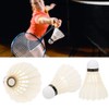 Badminton Shuttlecocks Goose Feather High Speed Badminton Balls for Indoor