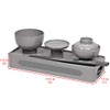 San Meni Short Buddhist Zen Buddhist Set, Total Vermilion, 6.5