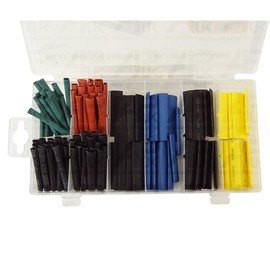 120x Assortment Car Electrical Wire Cable Heat Shrink Tubing Coloured Waterproof