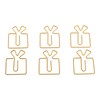 100PCS Funny Cute Paperclips Decorative Metal Small Journaling Paper Clamps