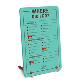 Knock Knock Where Did I Go? Desktop Pegboard