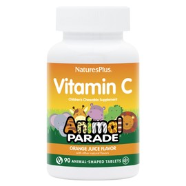 Natures Plus | Animal Parade vitamina C masticable 90 g | Animal Parade Vitamin C Chewable 90