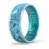 Enso Rings Etched Coastal Silicone Rings - Comfortable and Flexible