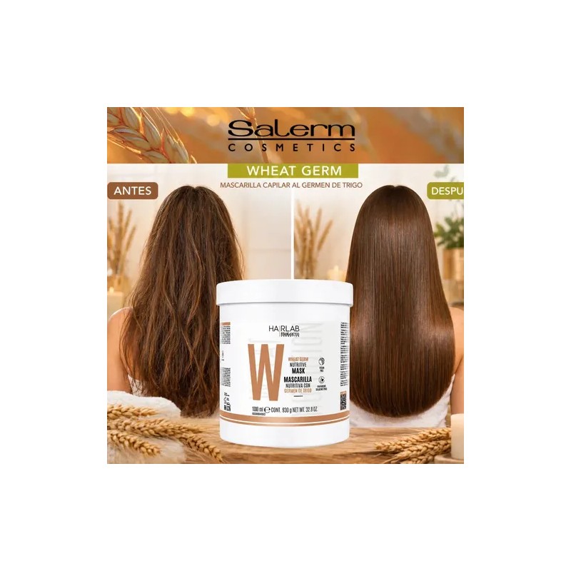 Mascarilla Hidratante Tratamiento Para Cabello Seco Y Dañado Salerm 1