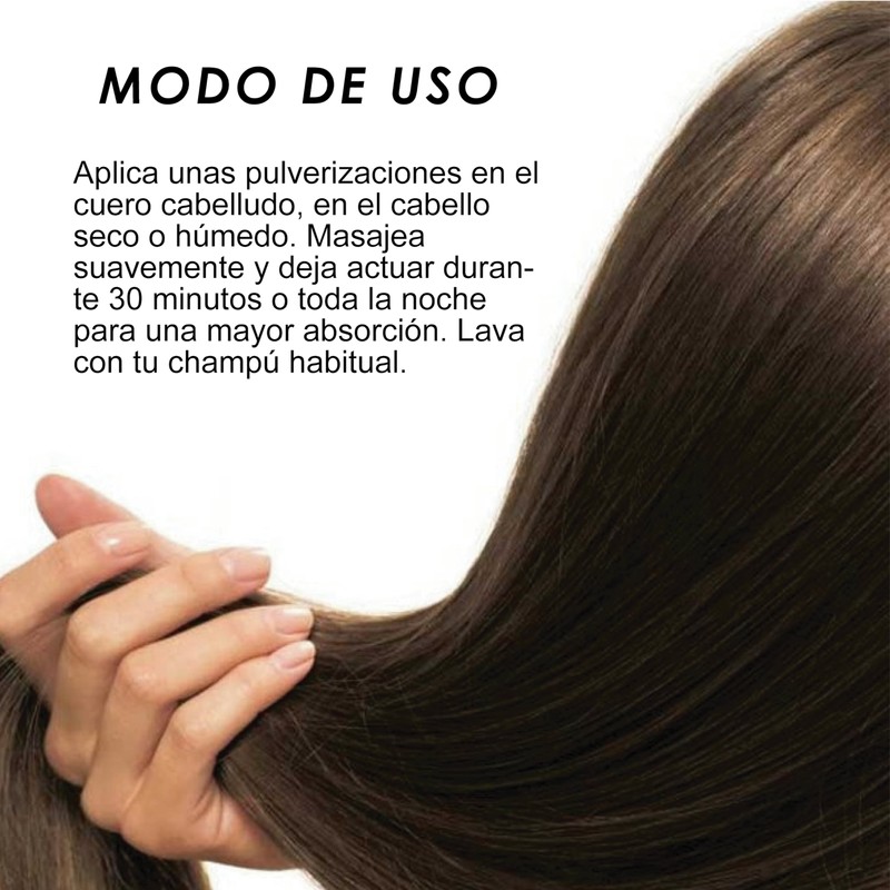 Aceite de romero para el cabello adicionado con coco y