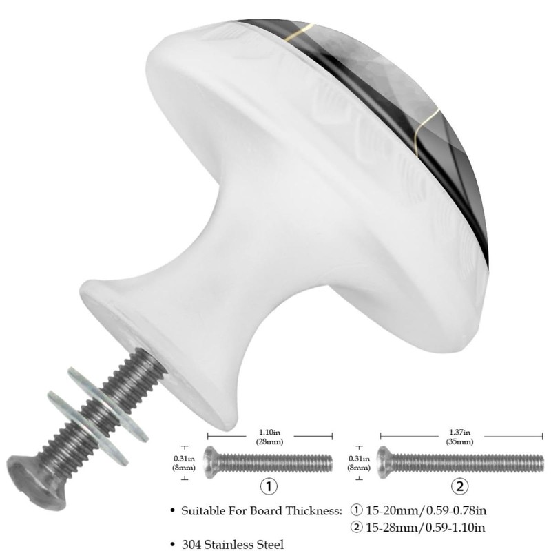 4 Pcs Marble Ombre Watercolor Ink Black White Grey White