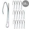 Cloth Shop Metal Cloth and Curtain Hooks, 2.8 inches (70