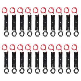 DIANN 20pcs AAA Battery Holder Single 1x 1.5V AAA Battery Holder AAA Battery Holder with Wires