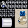 20 Pack Magnetic Ceiling Hooks with 328ft Clear Hanging Line,