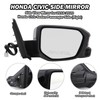 Passenger Side View Mirror Compatible with 2016-2020 Honda Civic Power