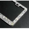 BLVD Rhinestone Unbreakable License Plate Frames Crystal Glitter Label Car