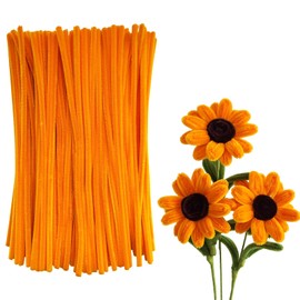 Pipe Cleaners Craft Supplies - Pipe Cleaners Bulk 300pcs Gold Pipe Cleaners Craft for Kids DIY Art Supplies (0.24 x 12 Inch)