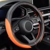 LABBYWAY Microfiber Leather Auto Car Steering Wheel Cover, Universal Fit