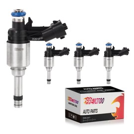 FIREMOTOO Fuel Injectors Pack of 4 6 Holes Compatible with Hyundai Accent Veloster 2012-2017 Sonata 2015-2017 Veloster Turbo 2013-2015 for Kia Rio 2012-2017 Soul 12-16 Forte Forte5 Turbo 14-16 1.6L L4