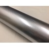 4D Carbon Sheet Plated Silver, 59.8 x 11.8 inches (152