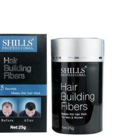 BANEVI Black Hair Building Fibers Men,Women fibers for Hair loss coverage (net 25g)