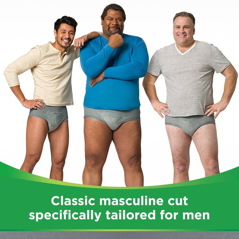 Depend Comfort Protect Incontinence Pants for Men, Large/Extra-Large - 9