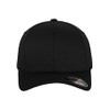 Flexfit 6277 Wooly Unisex Combed Cap, Black, X-Small