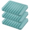 Self Draining Soap Dishes, 3 Pcs Silicone Soap Saver, Waterfall