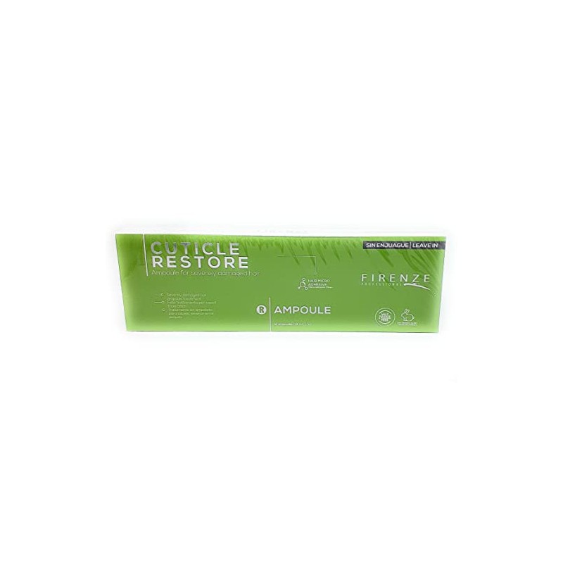 Firenze Professional Cuticle Restore Leave In Ampoule for Severe Damaged