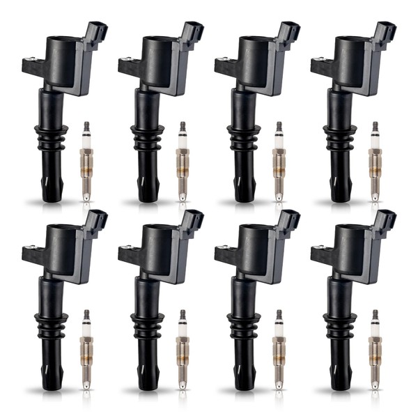 ENA 8 Ignition Coil Pack and Iridium Spark Plug Set