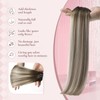 Hyssiet 18 Inch Invisible Clip in Real Human Hair Extensions,