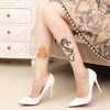 FOCCTS 353 Patterns Temporary Tattoo Stencils 18 Sheets Reusable Tattoo