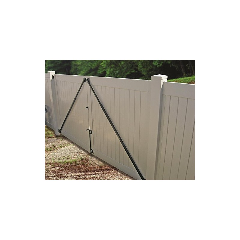 Vinyl Wood Fence Fully Adjustable Telescoping Gate Anti-Sag Brace Kit