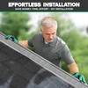 WATERLOCK Goldguard Micromesh 5"" Gutter Covers System for Leaf Protection