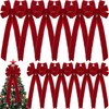 Yinkin 12 Pcs 10"x 26" Extra Large Christmas Bows Bulk