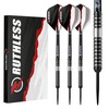 RUTHLESS Night Hawk Professional Tungsten Steeltip Darts Set in 23g