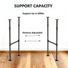 LooftMate Industrial Pipe Table Leg for Bar Height Pub Table,