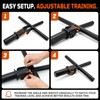 Forearm and Wrist Strengthener, Adjustable Wrist Roller Bar for Flexion