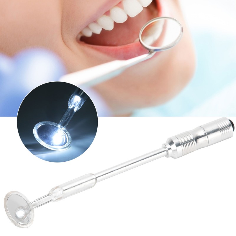 Household Oral Cavity Observation Dental Mirror Mouth Mirror with Light