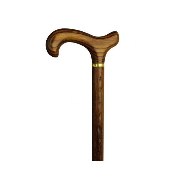Unisex Derby Cane Scorched With Scotch Broom Maple  -Affordable Gift! Item #DHAR-9789600