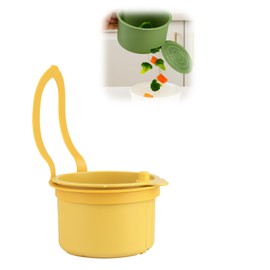 Push Button Strainer for Sink - Hanging Sink Strainer Sink Set, Sink Strainer on Tap, Filter Washing Strainer, Strainer Basket Home, Drain Strainer Kitchen Accessories