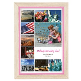 LADONNA 081189 AVANTI CW36-P-PK Picture Frame, Pink